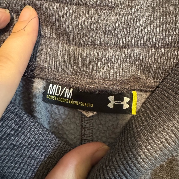 Under Armour Gray Sweatpants Cozy Joggers - Picture 3 of 4